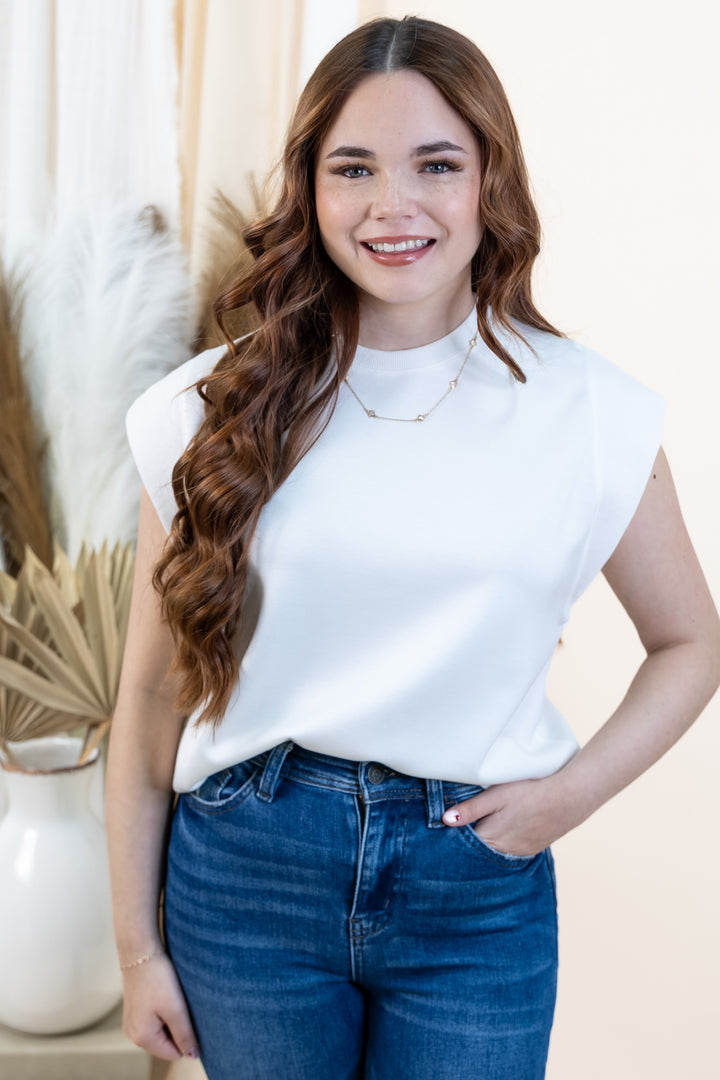 "New Beginnings" Top (Off White)