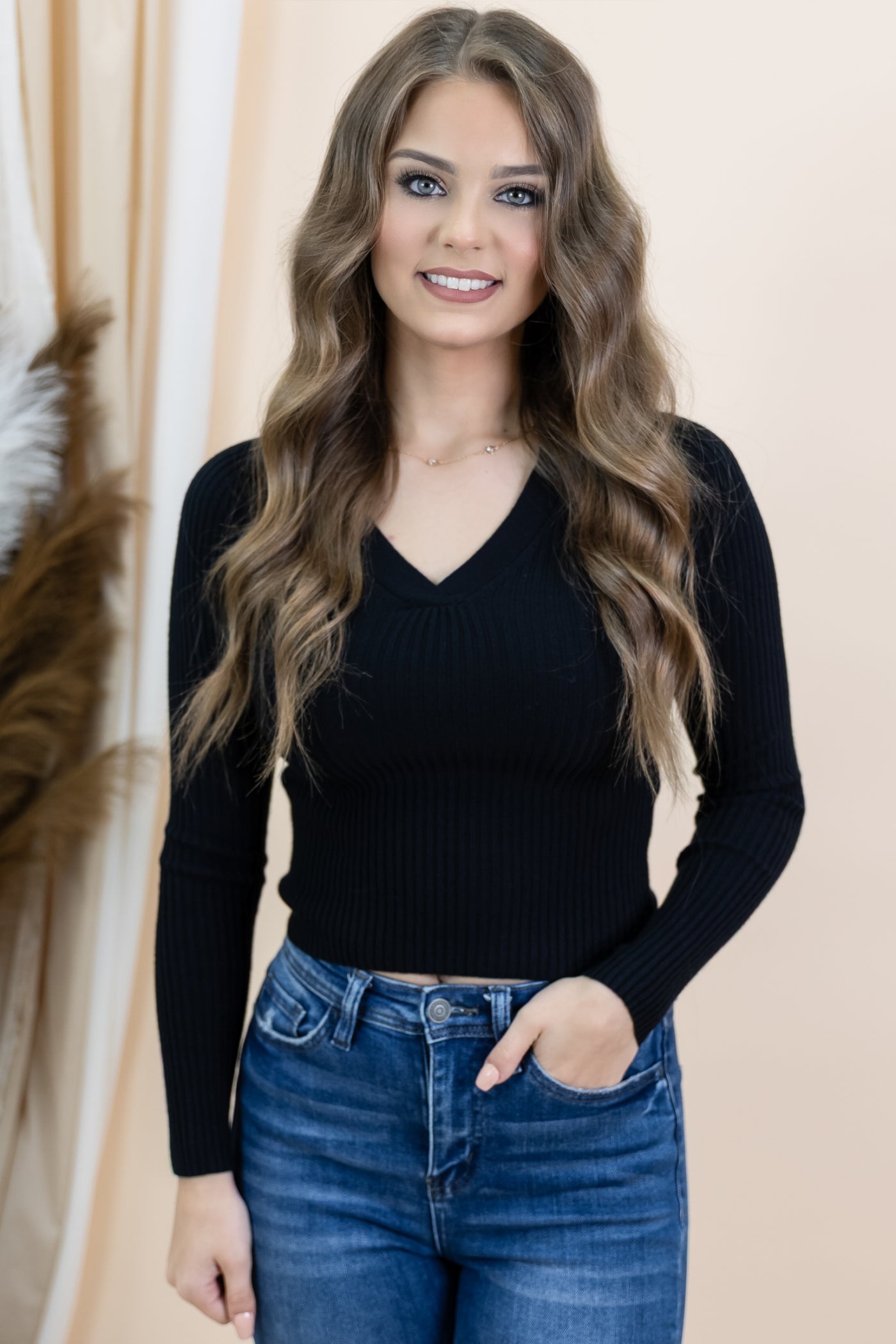 "Don't Think Twice" Top (Black)