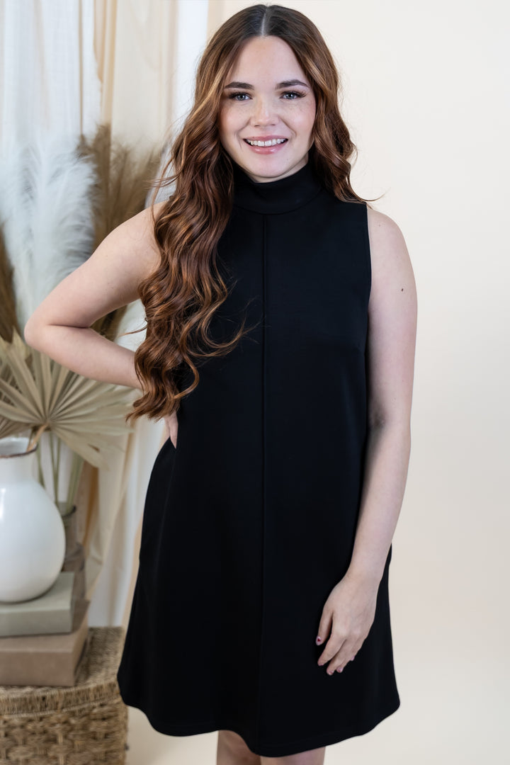 "Desk To Dinner" Dress (Black)