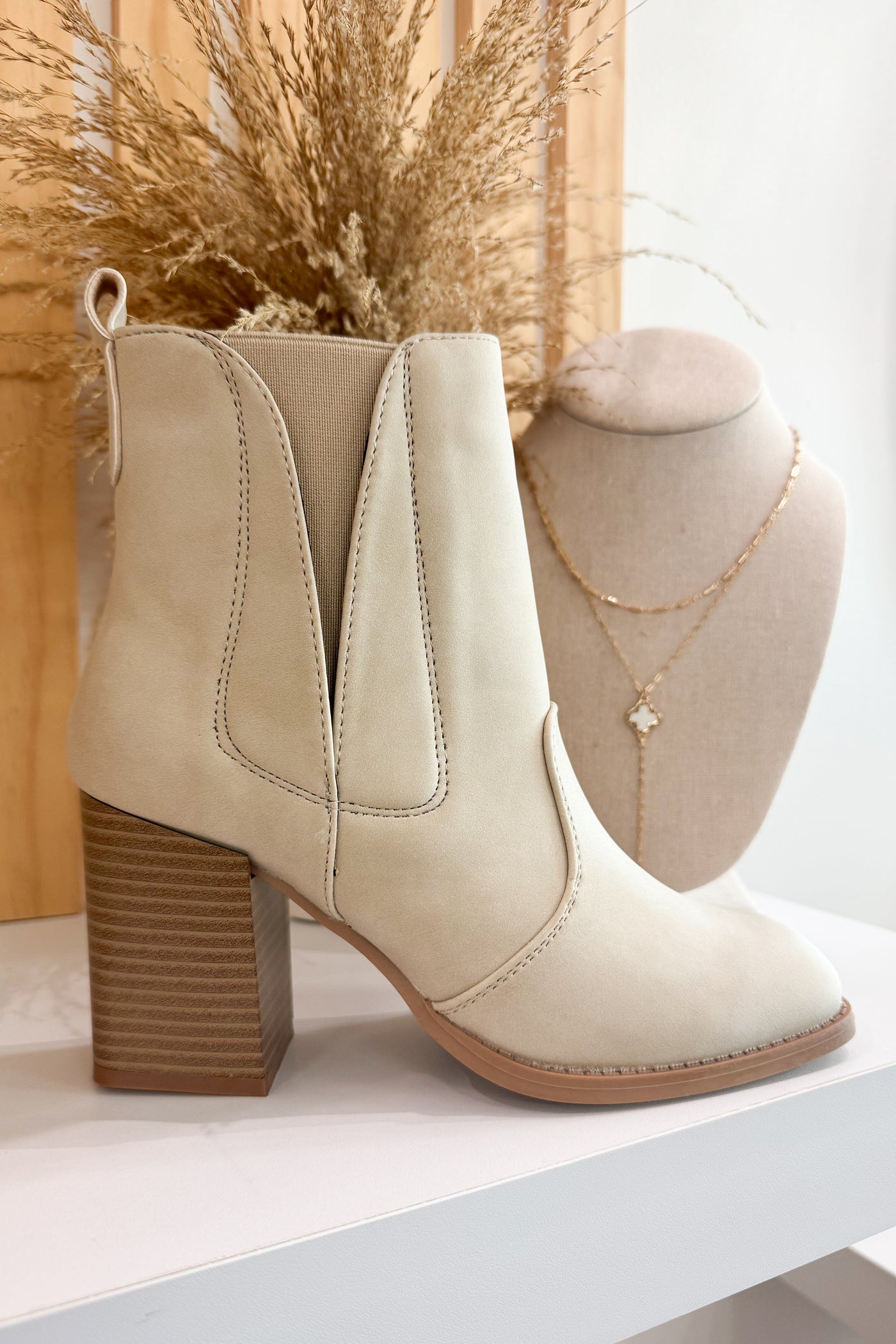 Maxine Booties (Nude)