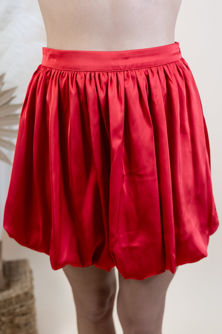 "Bubble Babe" Skirt (Red)