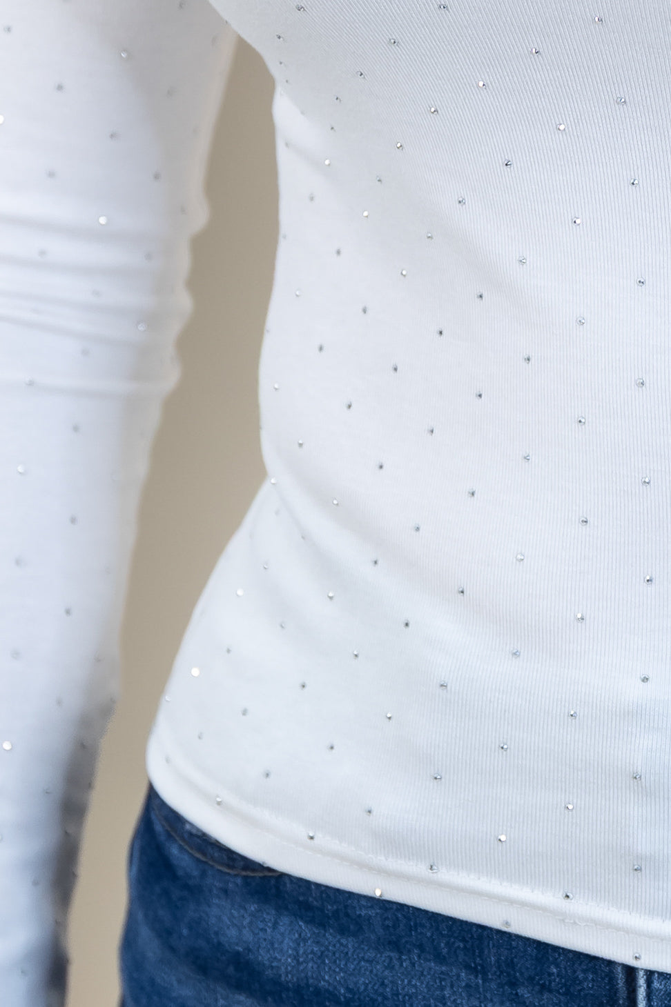 "Dazzle Me" Top (White)