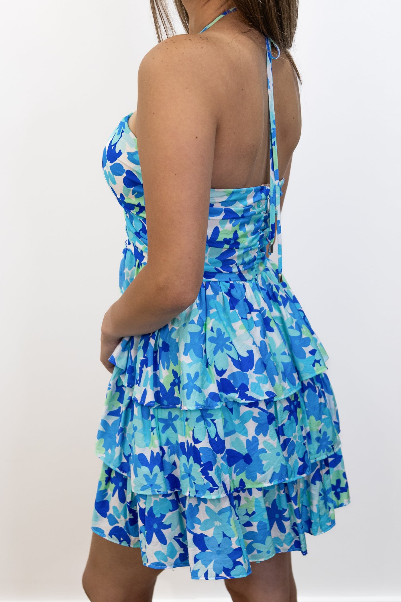 "Precious Days" Dress (Blue/White)