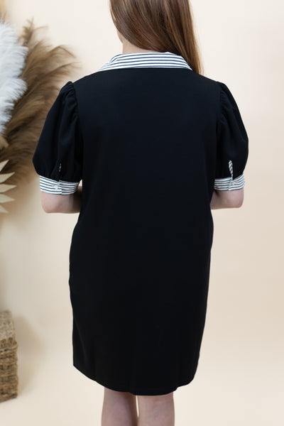 "A Classic Touch" Dress (Black)