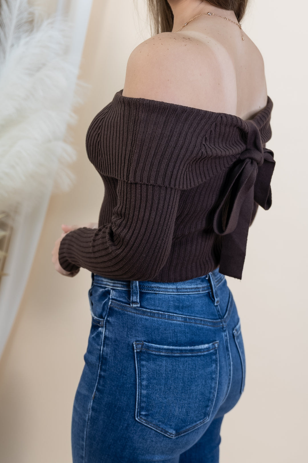 "Time To Go" Top (Brown)