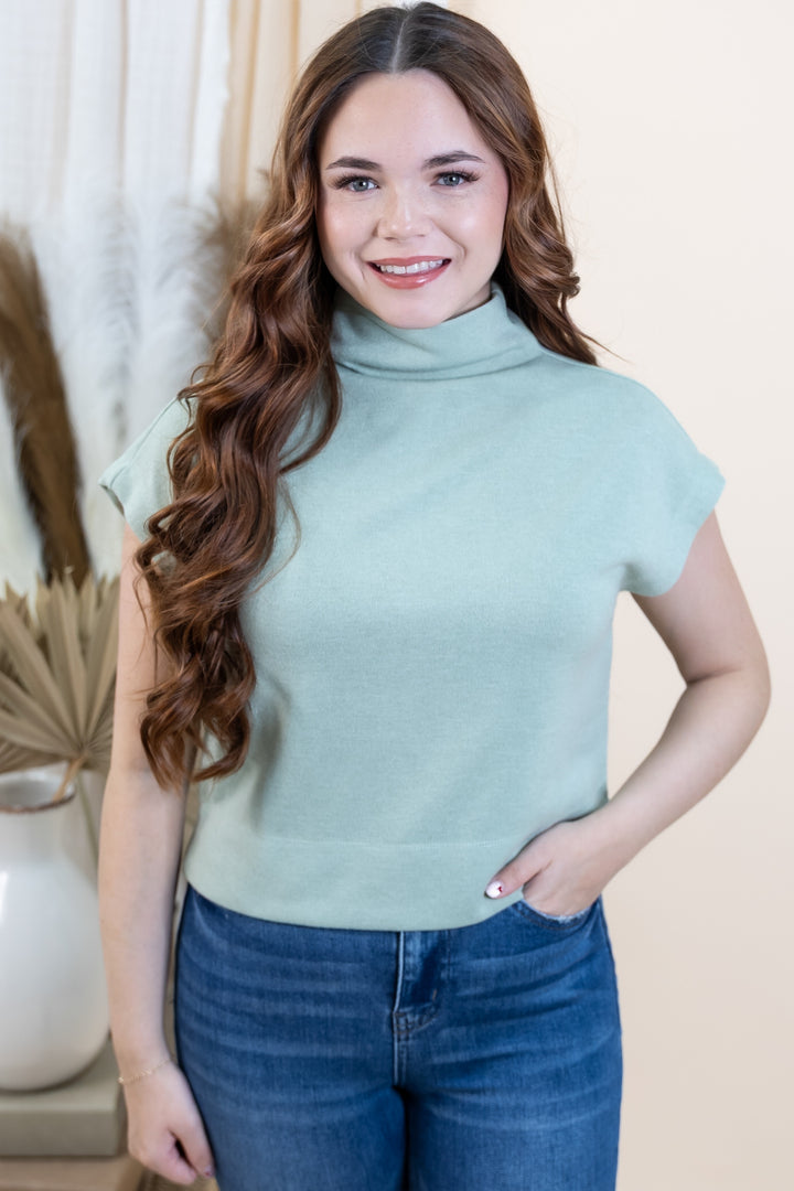 "Finding Balance" Top (Mint)