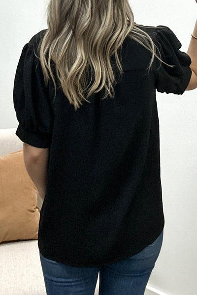 "Simple Serenity" Top (Black)
