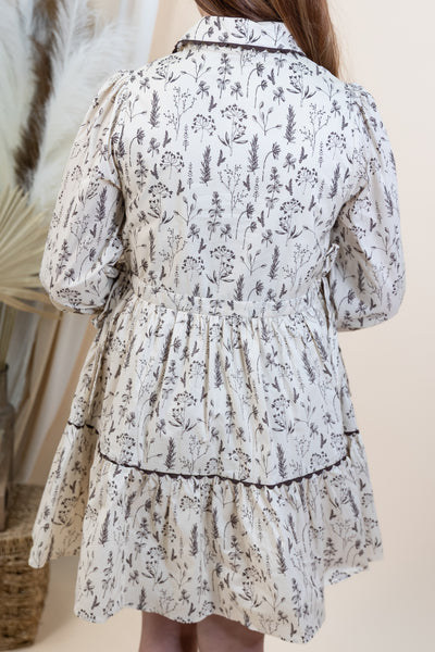 "Petal Picking" Dress (Natural)