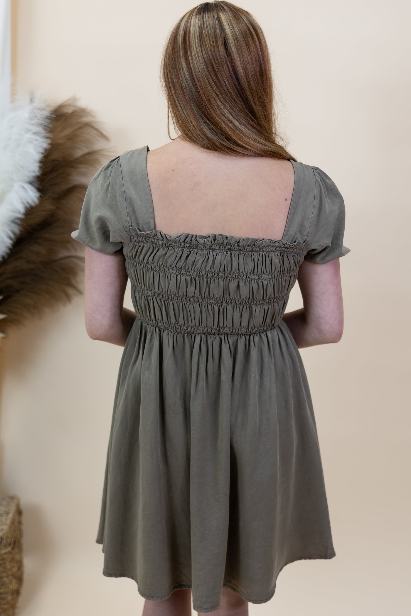 "Time After Time" Dress (Mocha)