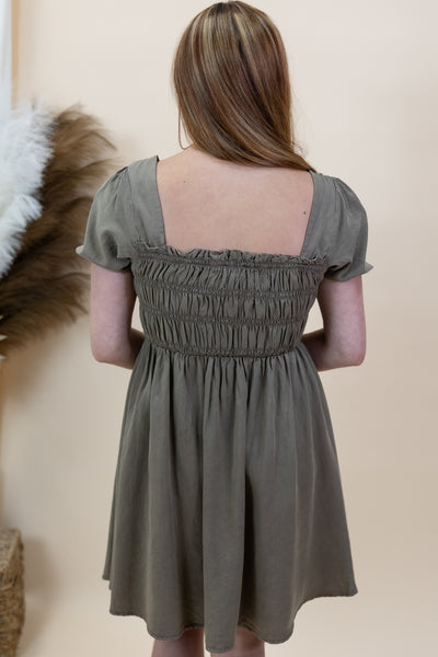 "Time After Time" Dress (Mocha)