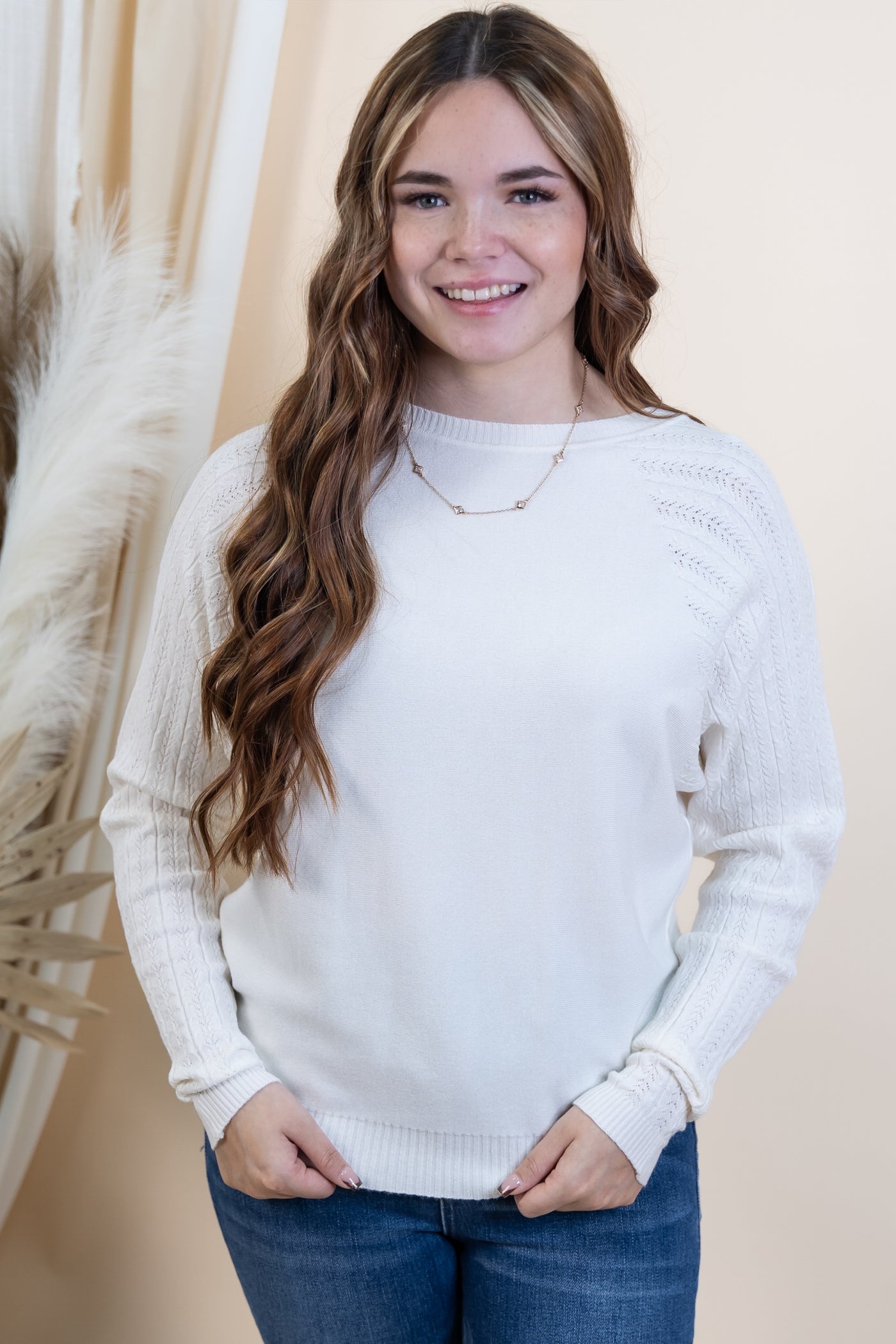 "Cozy Agenda" Sweater (French Vanilla)