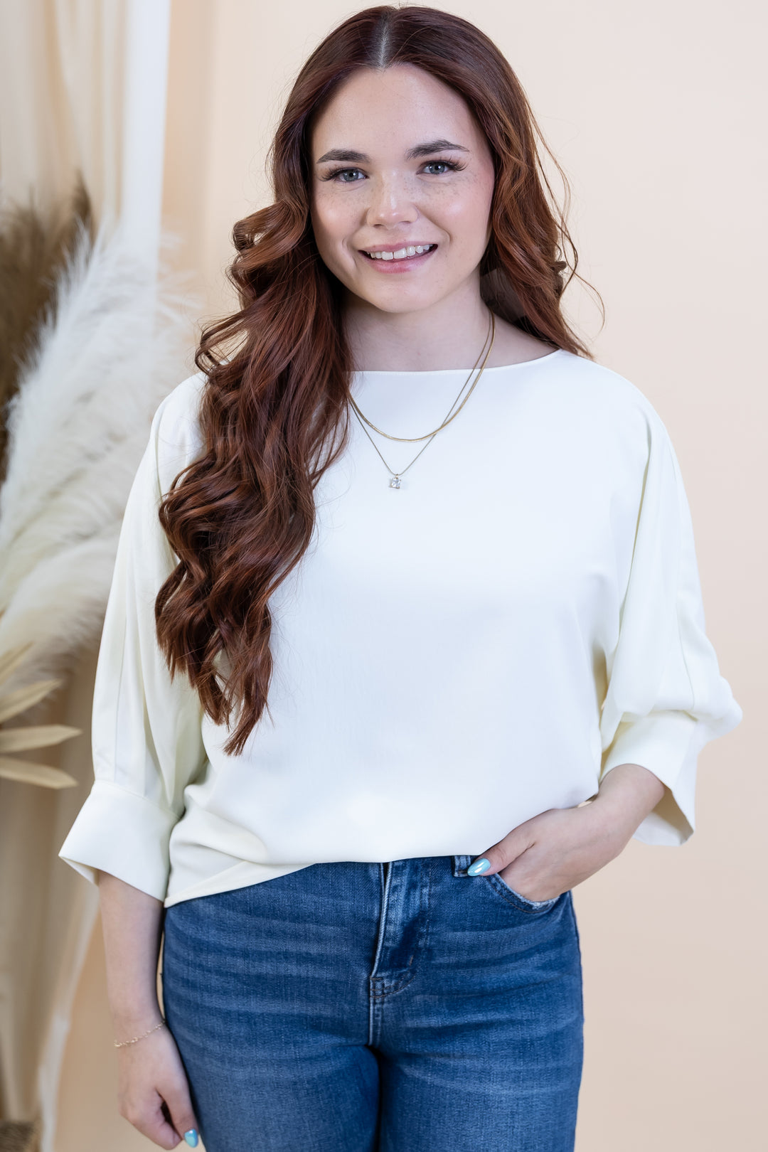 "Soft Structure" Top (Cream)