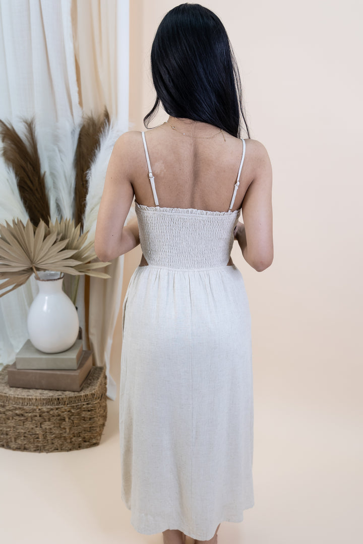 "Weekend Away" Dress (Natural)