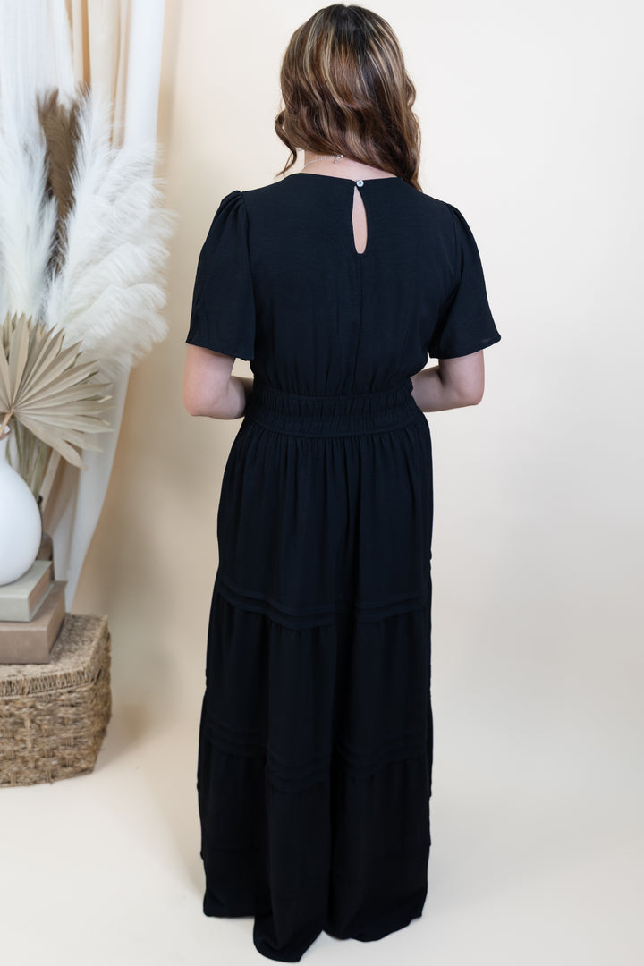 "Midnight Mirage" Dress (Black)