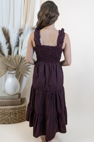 "Full Of Cheer" Dress (Red/Green)