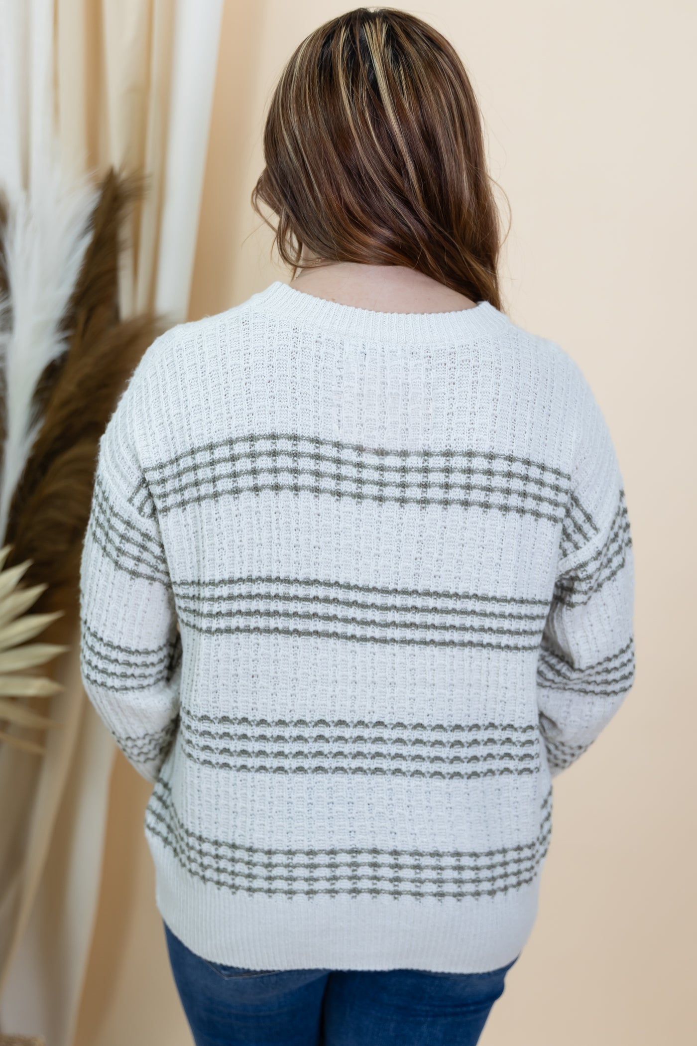 "Something Simpler" Sweater (Light Olive)