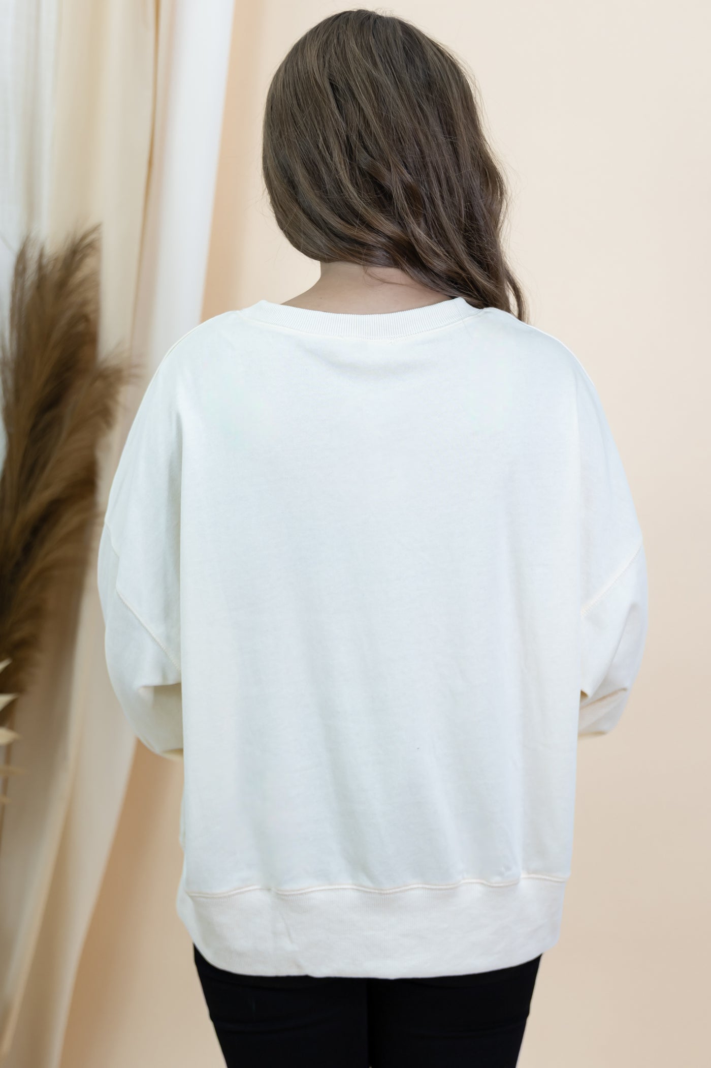 "Spooky Boo" Sweatshirt (Cream)