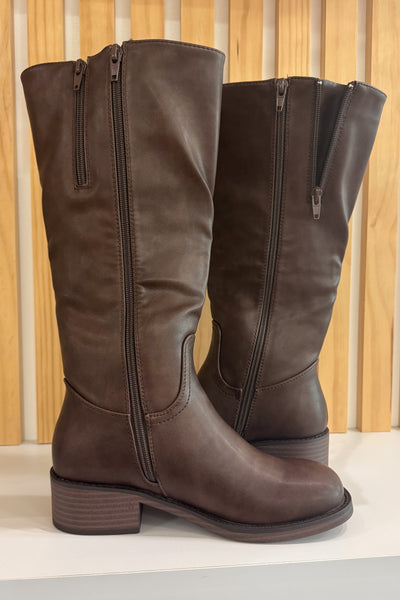 Paula Riding Boot (Brown)