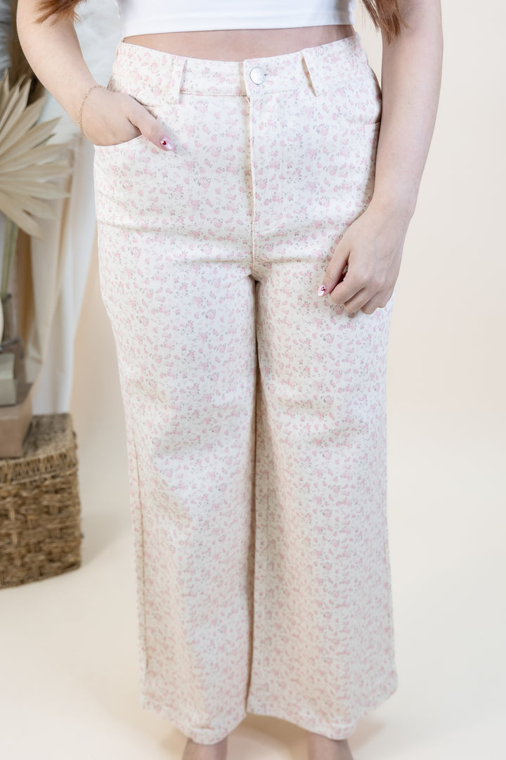 "Subtle Meadows" Pants (Pink)