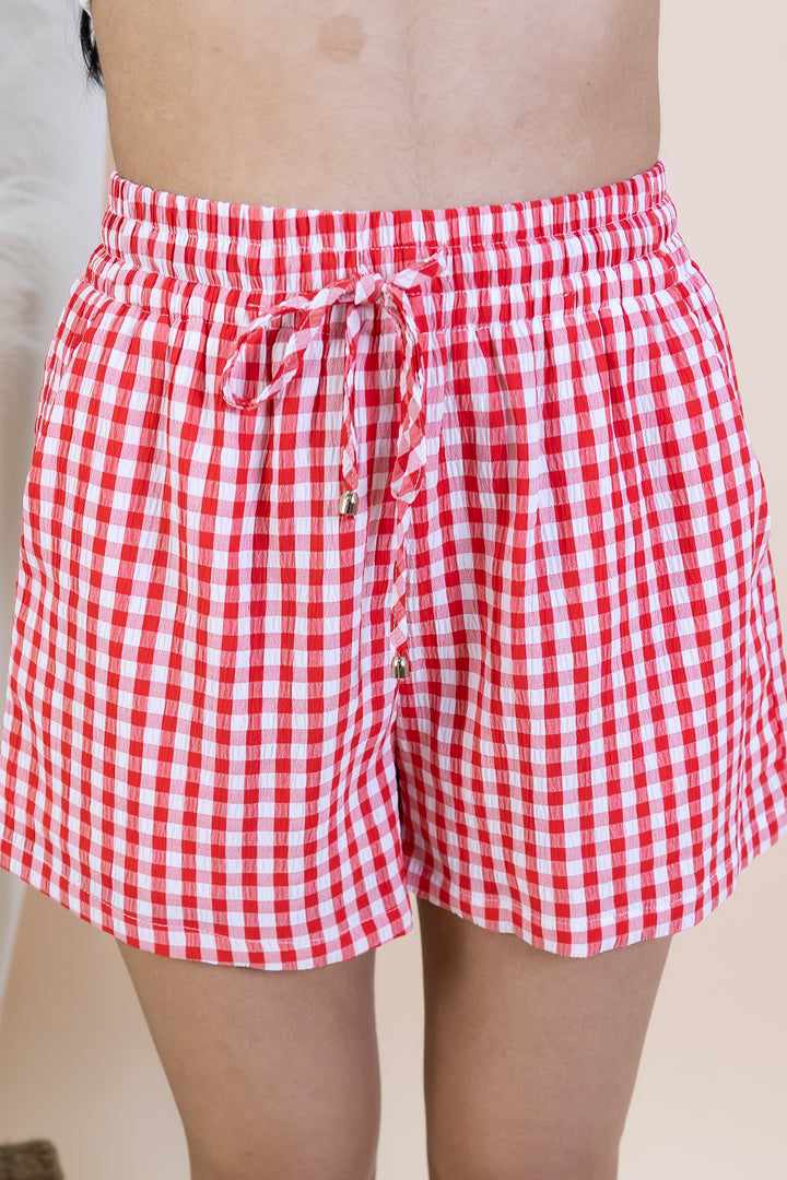 "Open Fields" Shorts (Red)