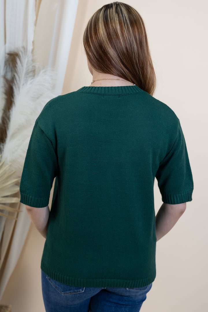 "Nutcracker Magic" Sweater (Hunter Green)