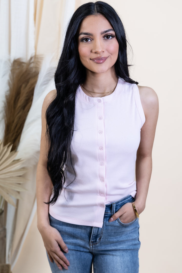 "Barely Basic" Top (Soft Pink)
