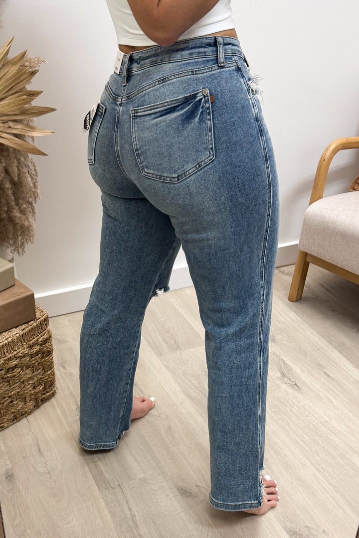 Gisel Straight Leg Jeans (Rigid Magic)