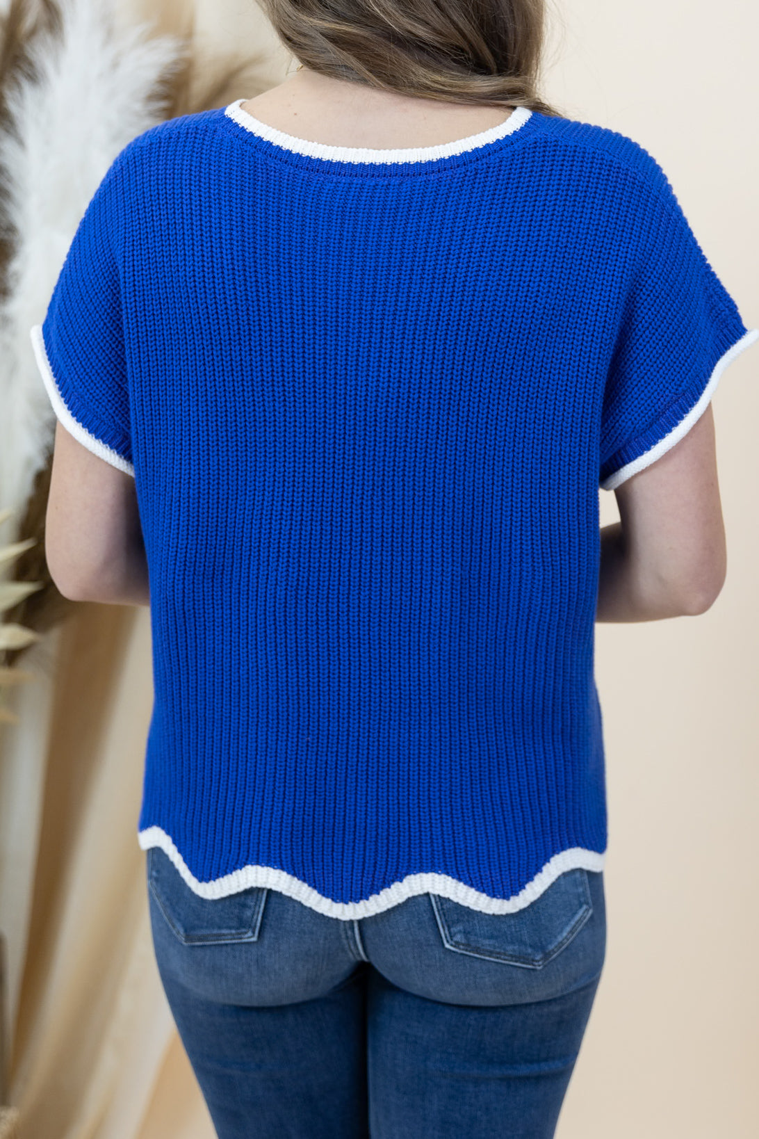 "Nothing But Time" Top (Royal Blue)