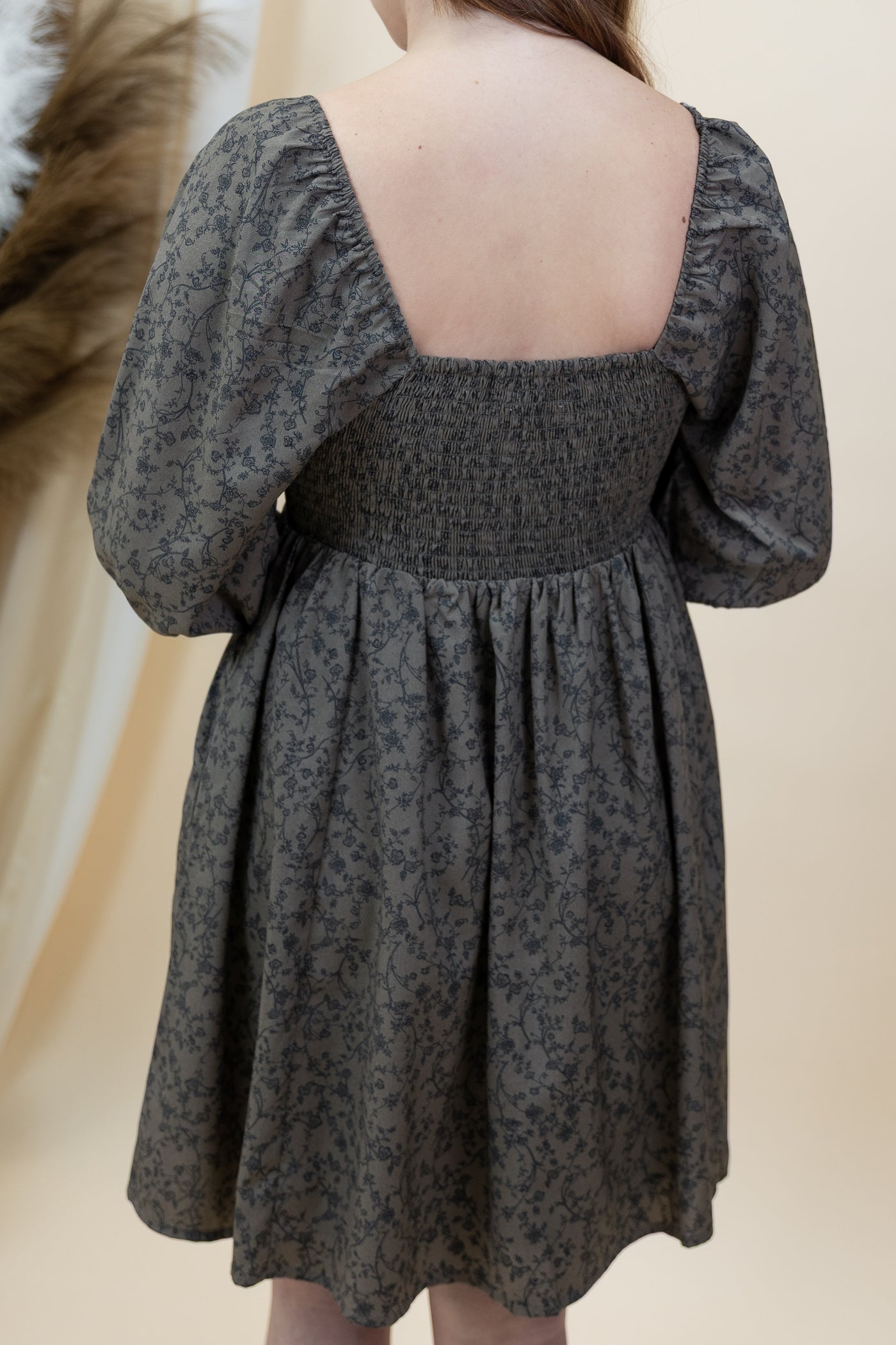 "In Due Time" Dress (Olive/Black)