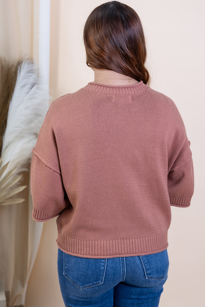 "Cozy State" Sweater Top (Sienna)