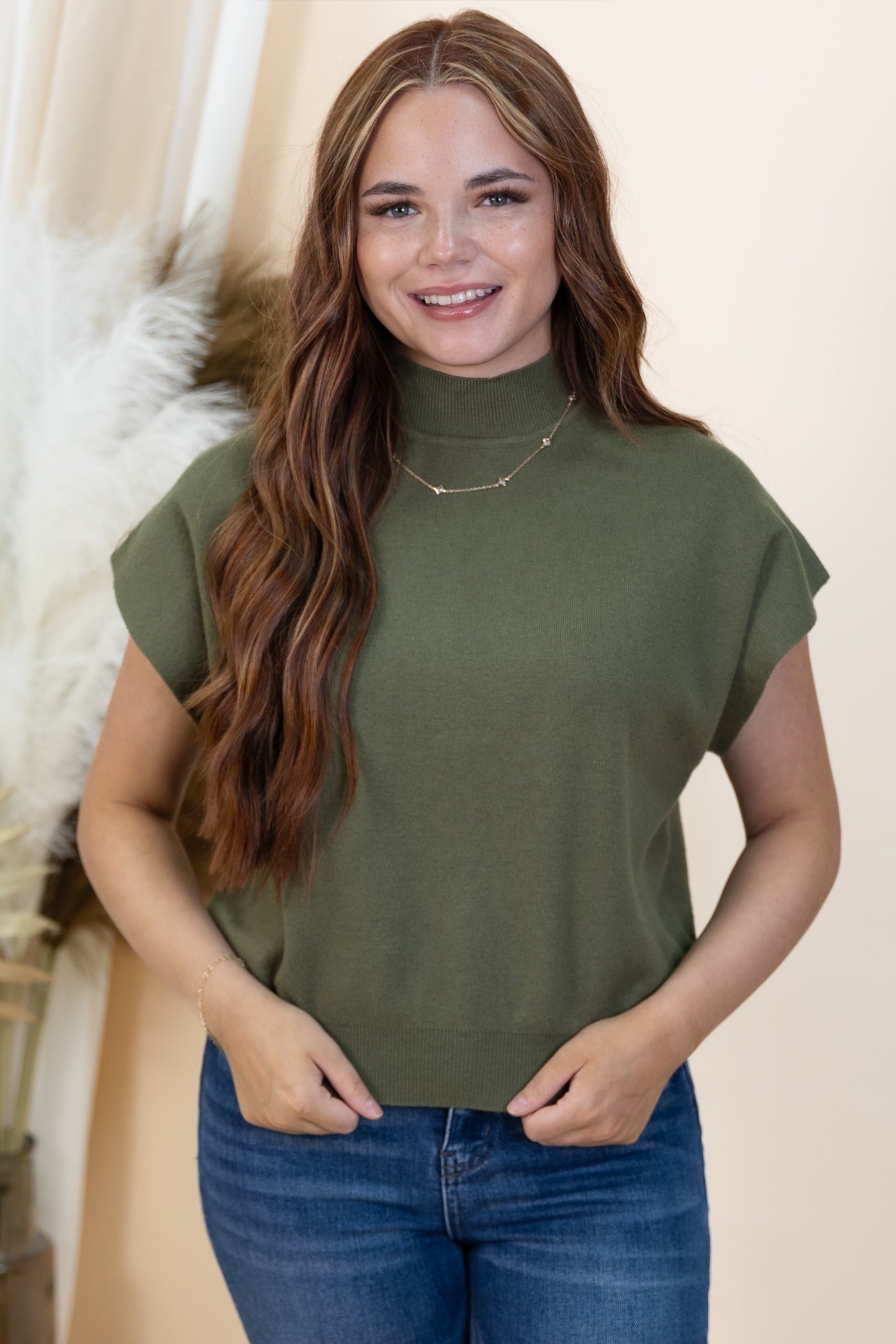 "Vision Of Charm" Top (Military)