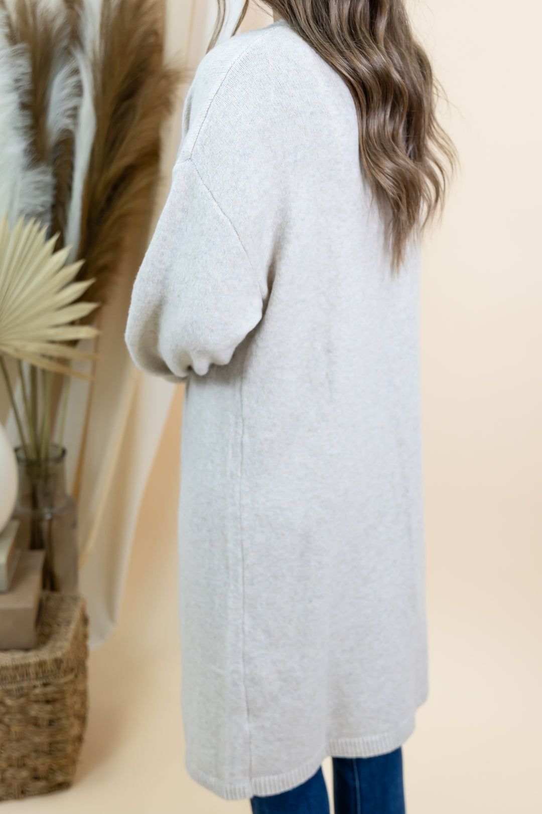 "In The Moment" Cardigan (Oatmeal)