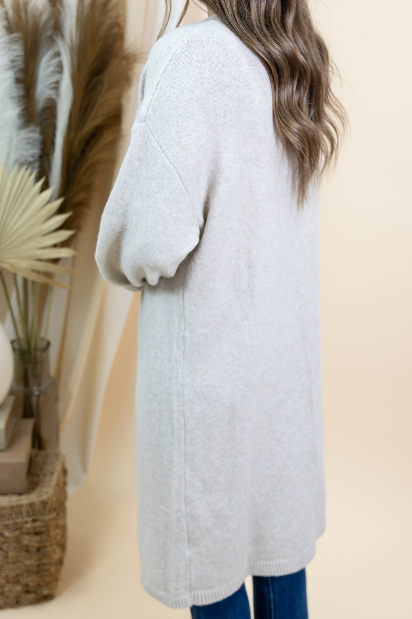 "In The Moment" Cardigan (Oatmeal)