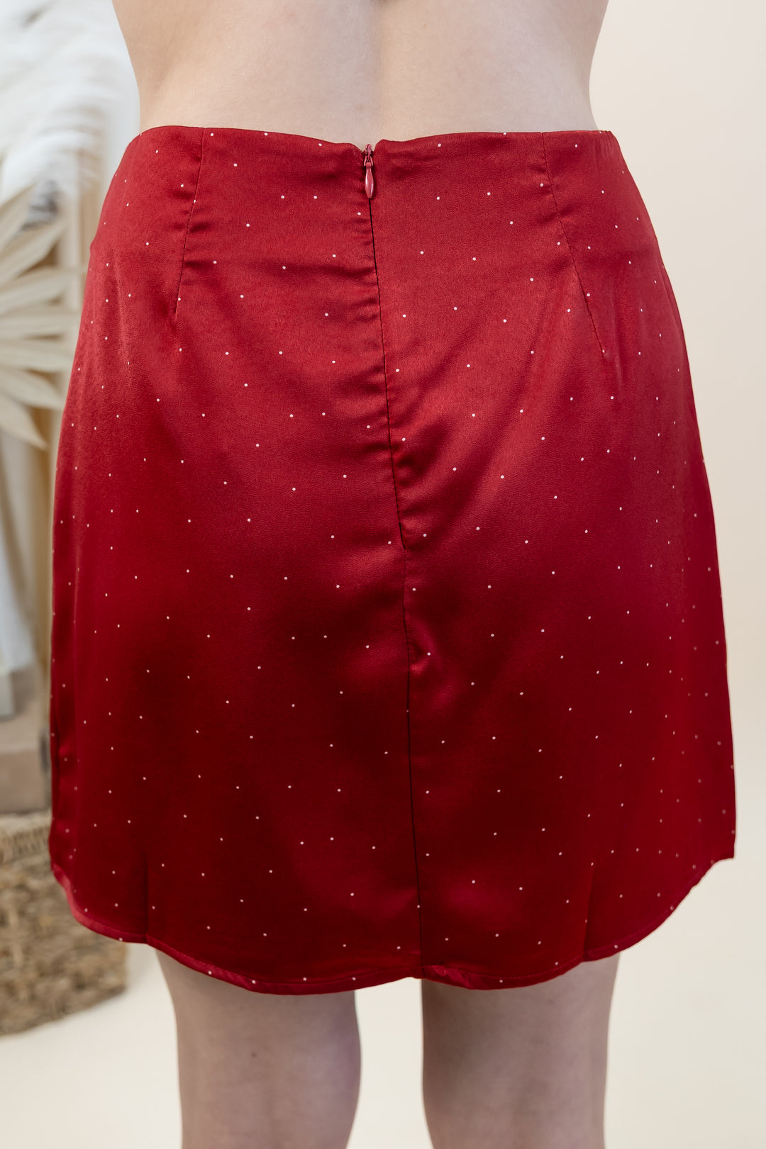 "Sweet Spot" Skirt (Red/White Dot)