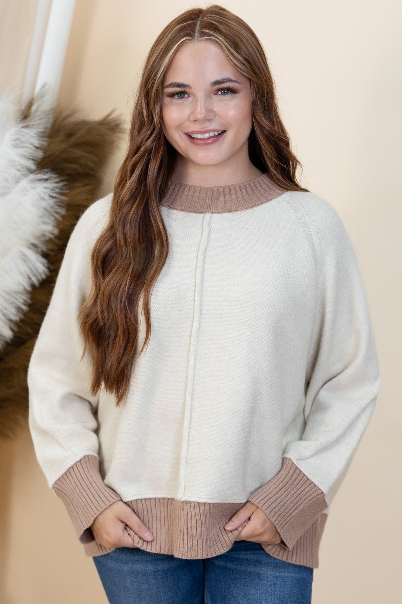 "Without Words" Sweater (Ecru)
