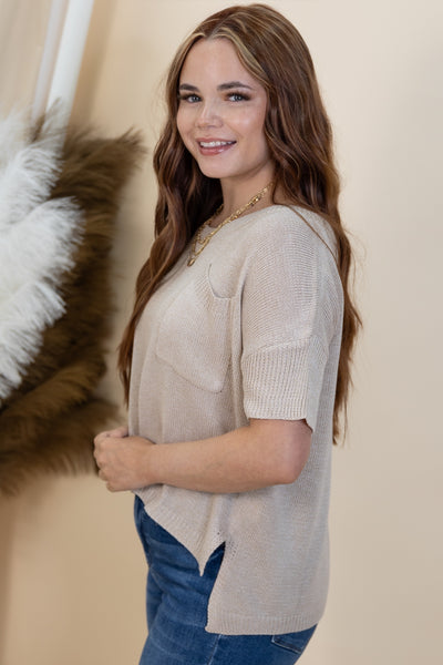 "Feels Like Home" Top (Natural)