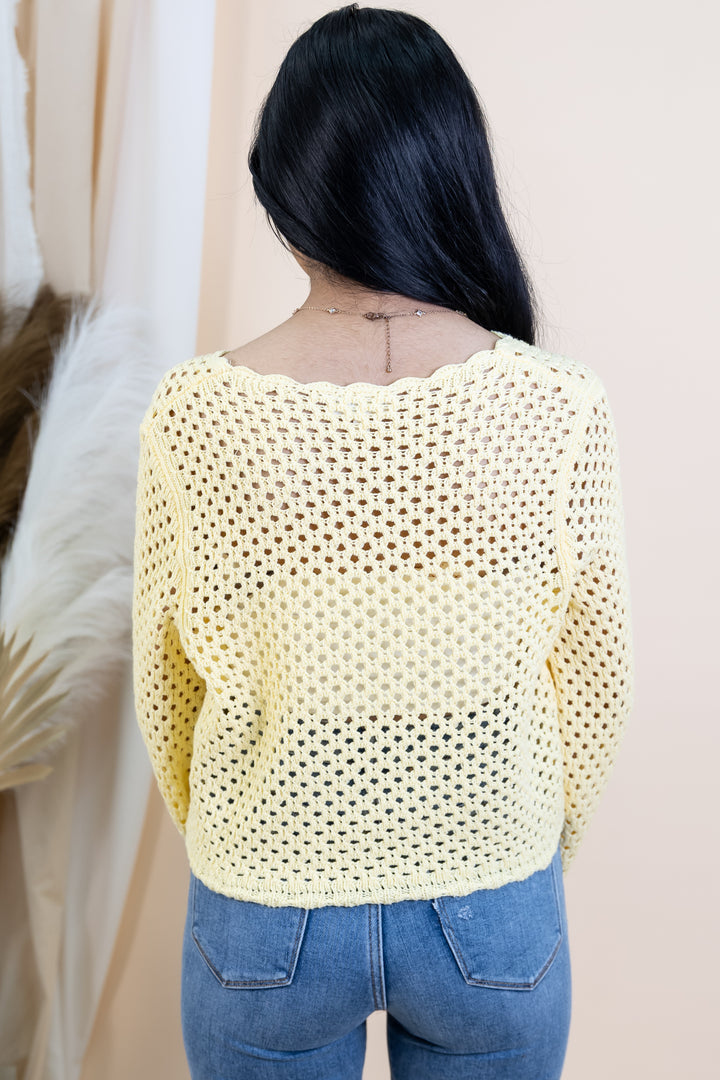 "Honey Horizon" Sweater (Butter)