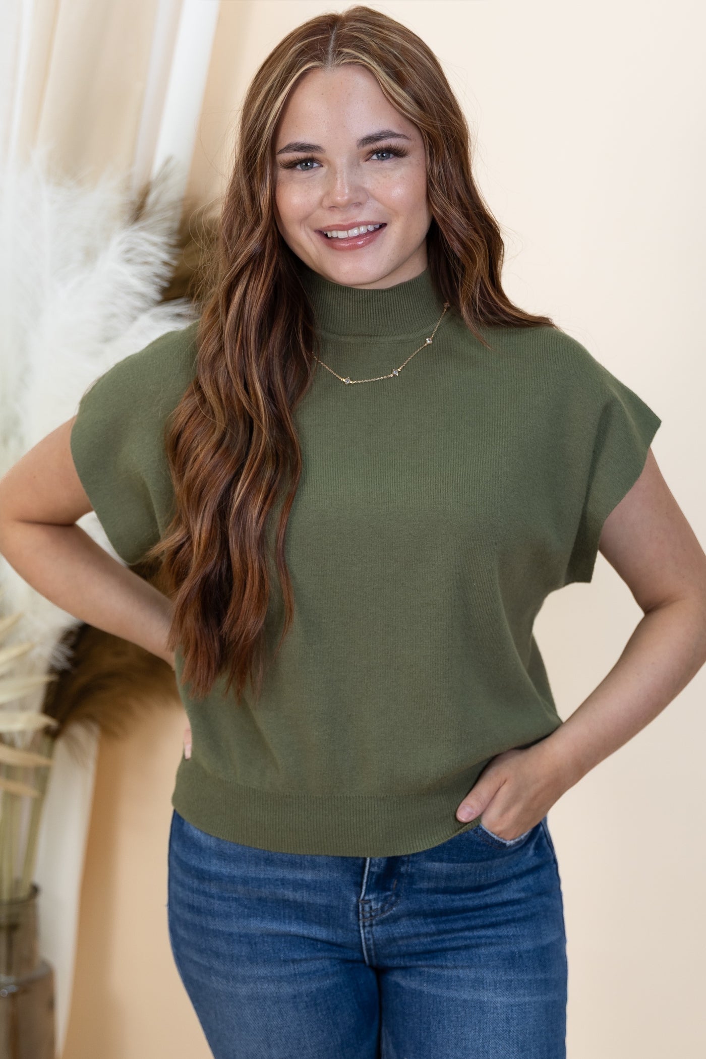 "Vision Of Charm" Top (Military)