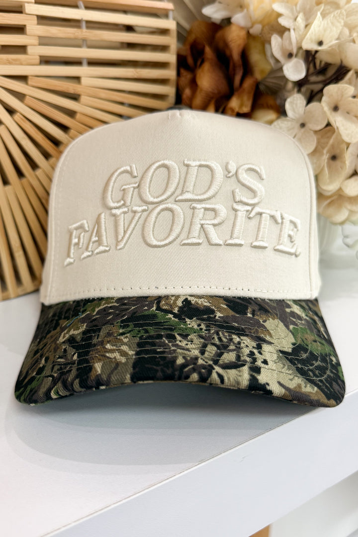 God's Favorite Trucker Hat (Camo)