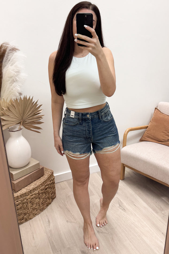 Kyleigh Denim Shorts (Rigid Magic)