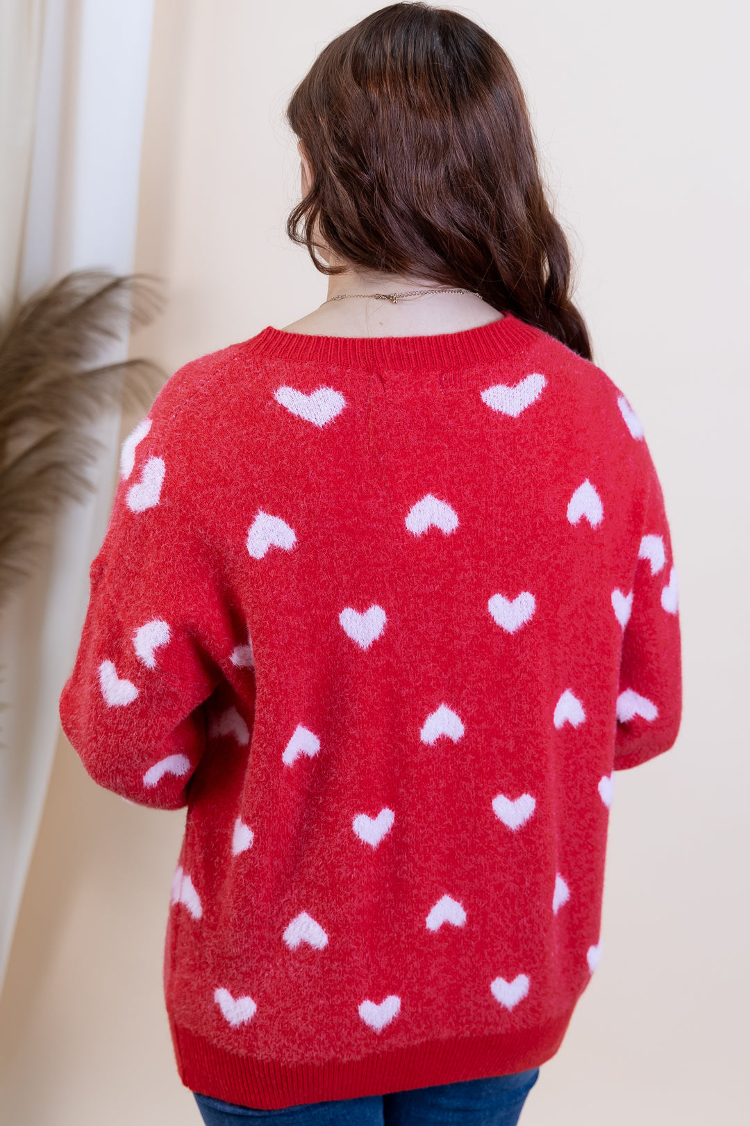 "Heartstrings" Sweater (Red)