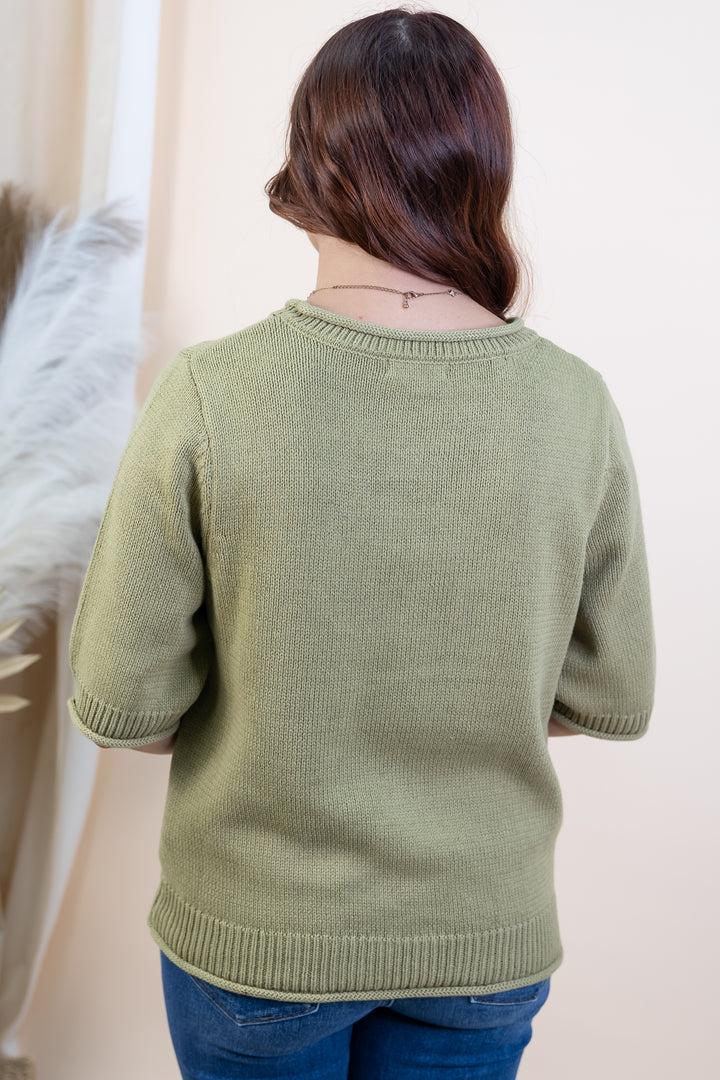 "Easy Edge" Top (Olive)