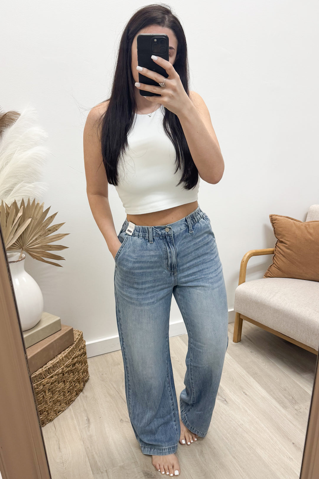 Heather Featherweight Baggy Jeans