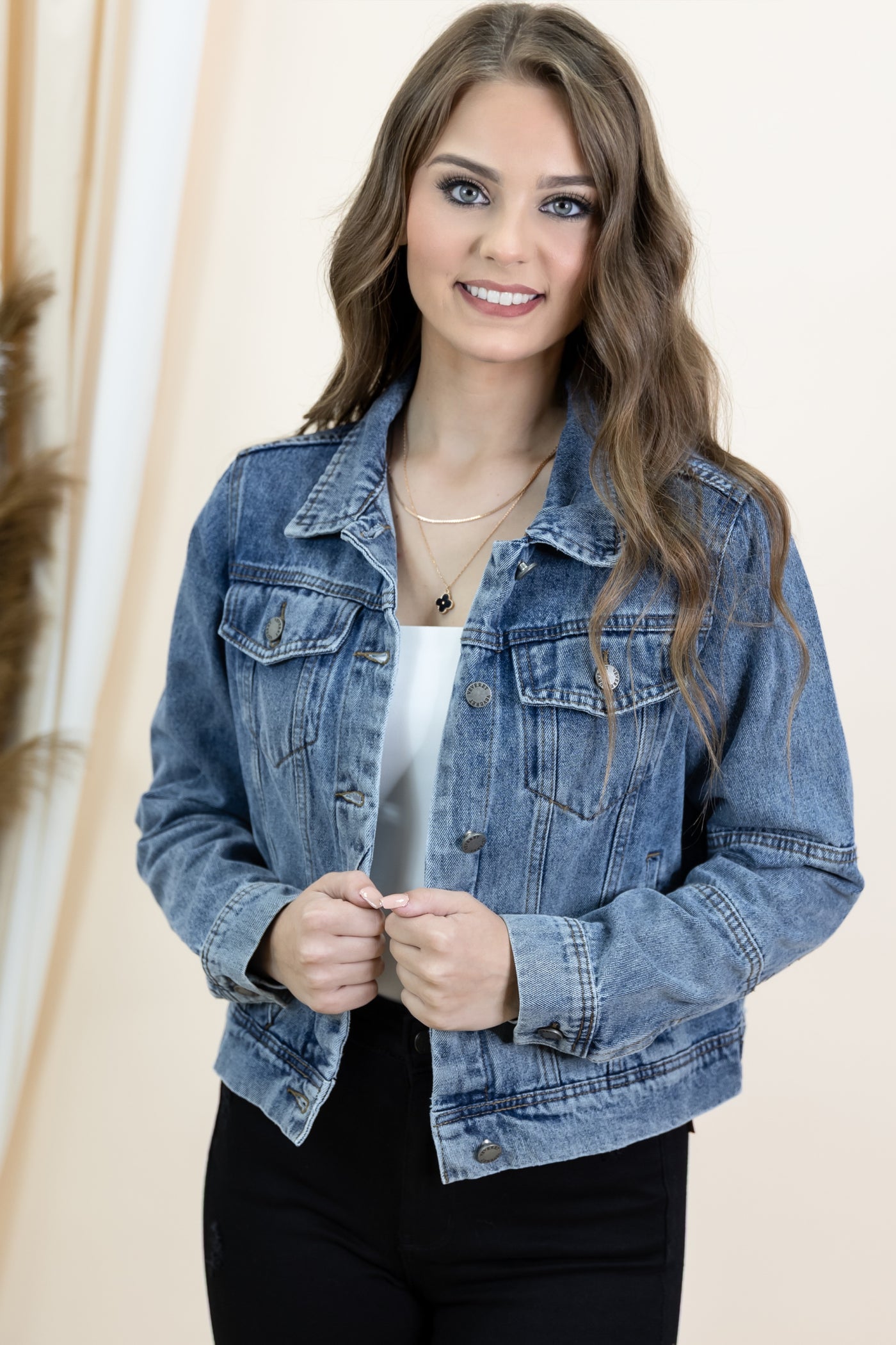 "Feeling Different" Jacket (Medium Denim)