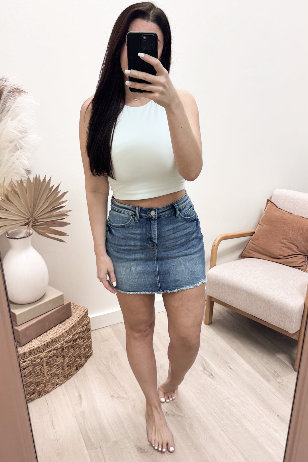 Gracie Denim Skirt