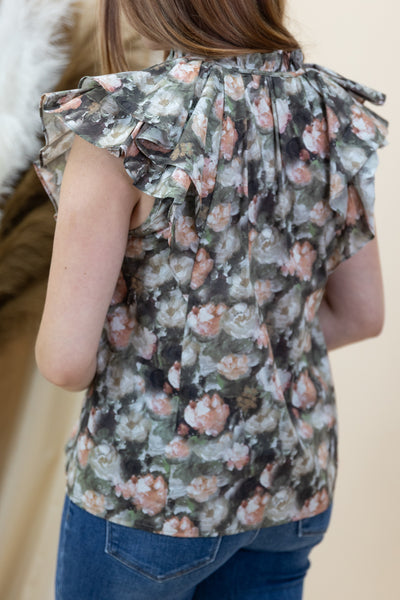 "Meant For You" Blouse (Olive)