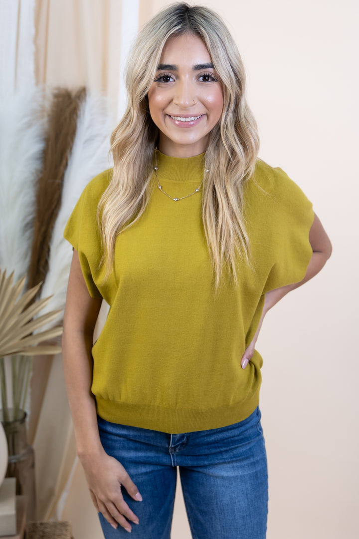"Vision Of Charm" Top (Pistachio)
