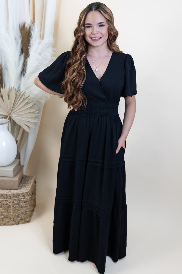 "Midnight Mirage" Dress (Black)