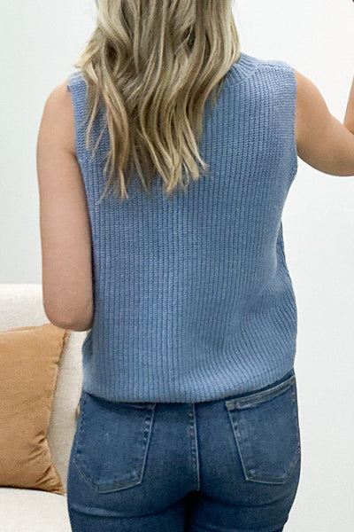 “Summer Sunset” Tank (Light Blue)