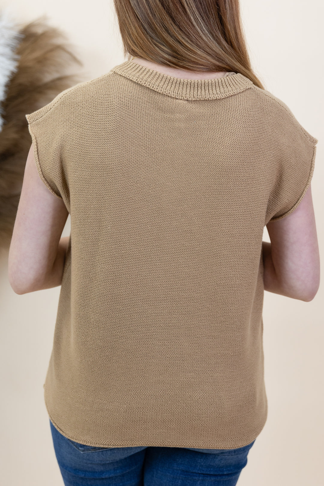 "Wherever You Are" Sweater Top (Mocha)